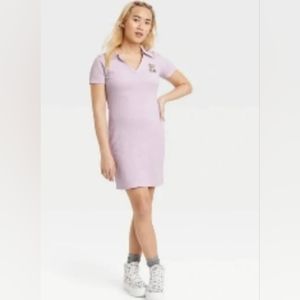 Looney Tunes Lola Bunny XX Large Polo style dress in lavender with embro…